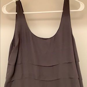 Eileen Fisher silk dress with sweater